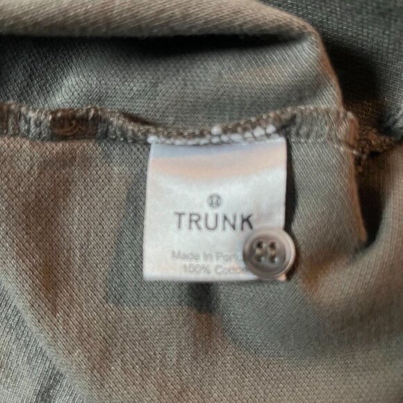 Men's TRUNK Clothiers Gray Polo Shirt -EUC -XXL - Made in Portugal - 100% Cotton - Picture 5 of 6